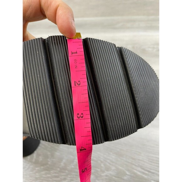 Naturalizer Darry 2 Women's 7M Black Leoperd Print Suede Leather Chunky Loafer - Picture 12 of 12